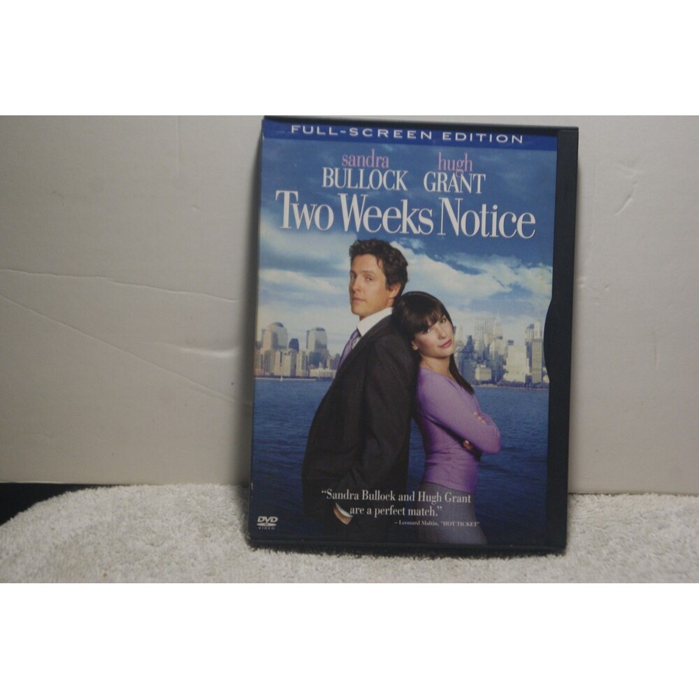 Two Weeks Notice - *Full  Edition Sandra Bullock Hugh Grant DVD Romantic Comedy